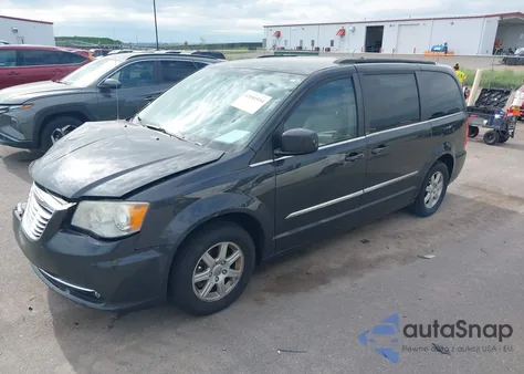 2012 Chrysler Town & Country Touring из США, поврежденный, VIN 2C4RC1BGXCR186767